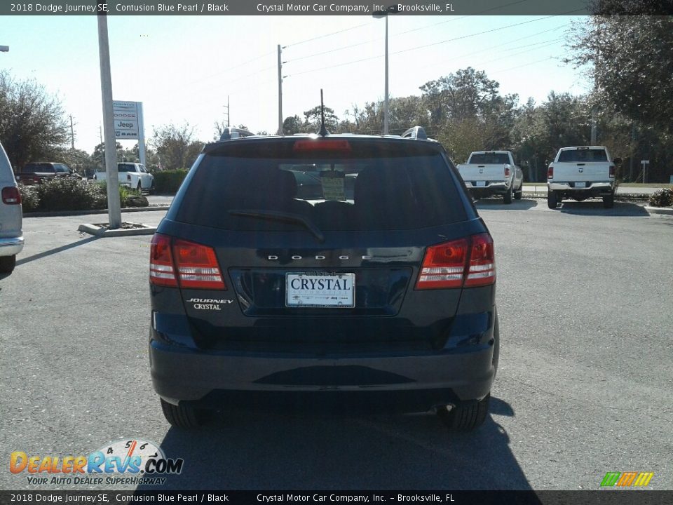 2018 Dodge Journey SE Contusion Blue Pearl / Black Photo #3