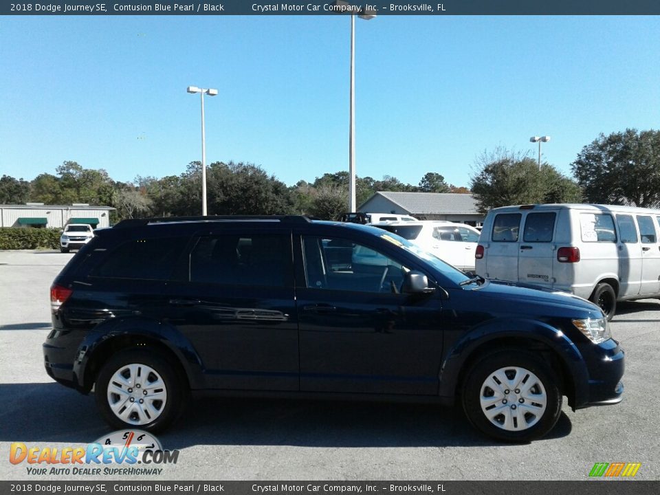 2018 Dodge Journey SE Contusion Blue Pearl / Black Photo #5