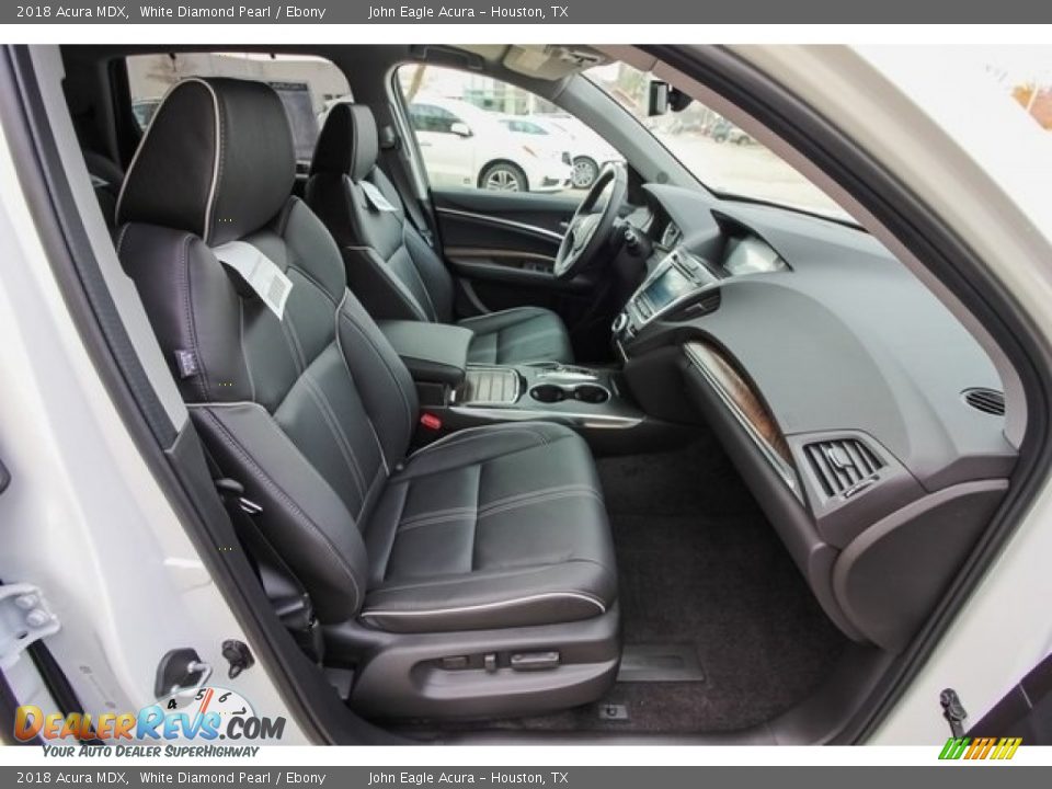 2018 Acura MDX White Diamond Pearl / Ebony Photo #24