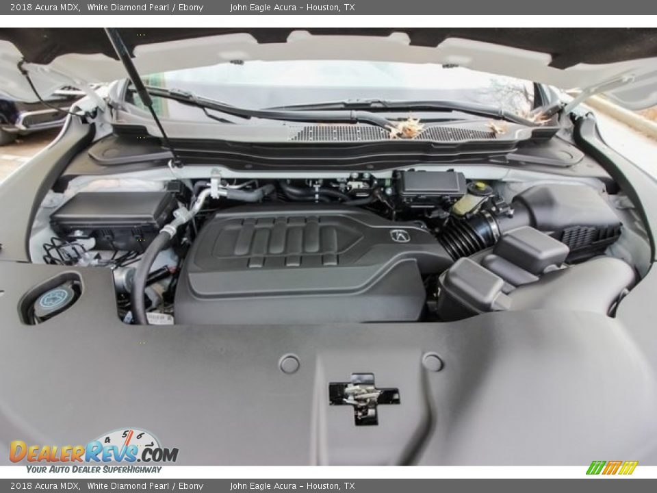 2018 Acura MDX White Diamond Pearl / Ebony Photo #25