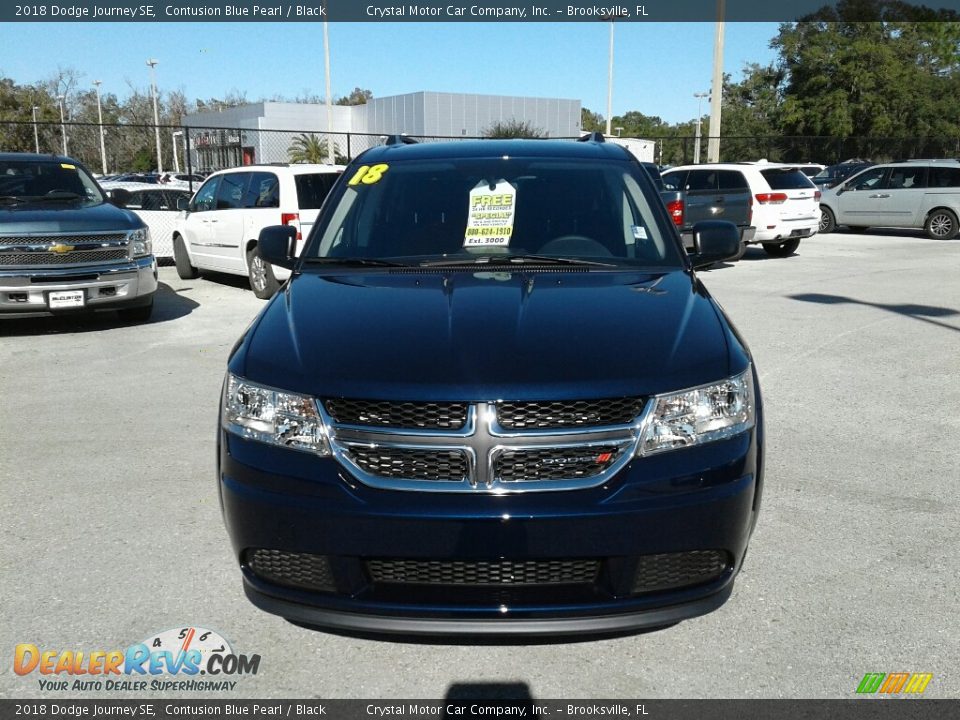 2018 Dodge Journey SE Contusion Blue Pearl / Black Photo #7