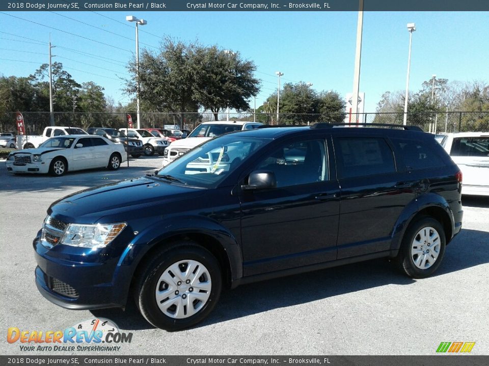 2018 Dodge Journey SE Contusion Blue Pearl / Black Photo #8