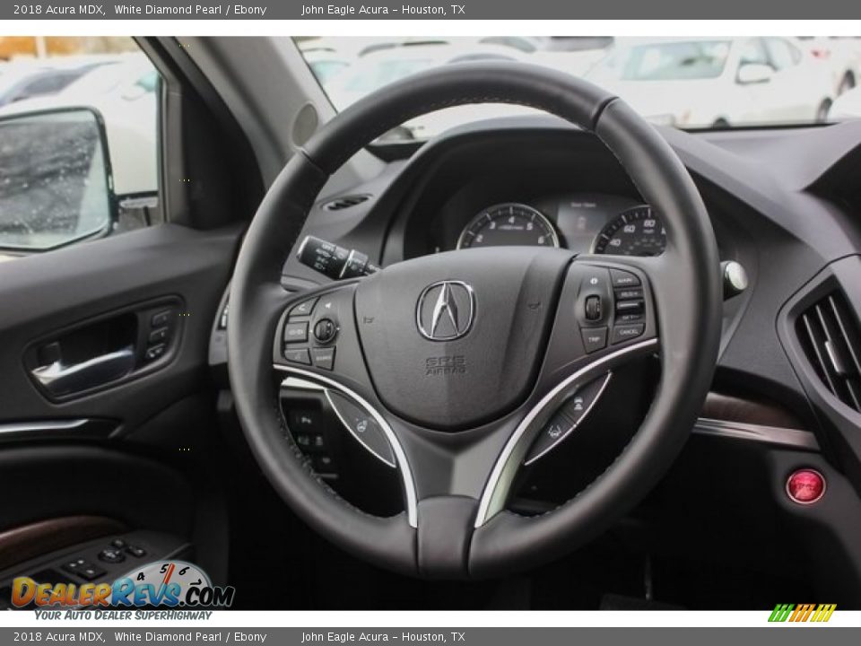 2018 Acura MDX White Diamond Pearl / Ebony Photo #29