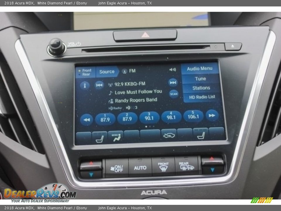 2018 Acura MDX White Diamond Pearl / Ebony Photo #32