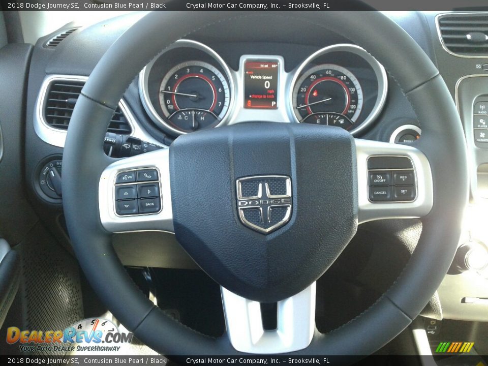 2018 Dodge Journey SE Contusion Blue Pearl / Black Photo #14