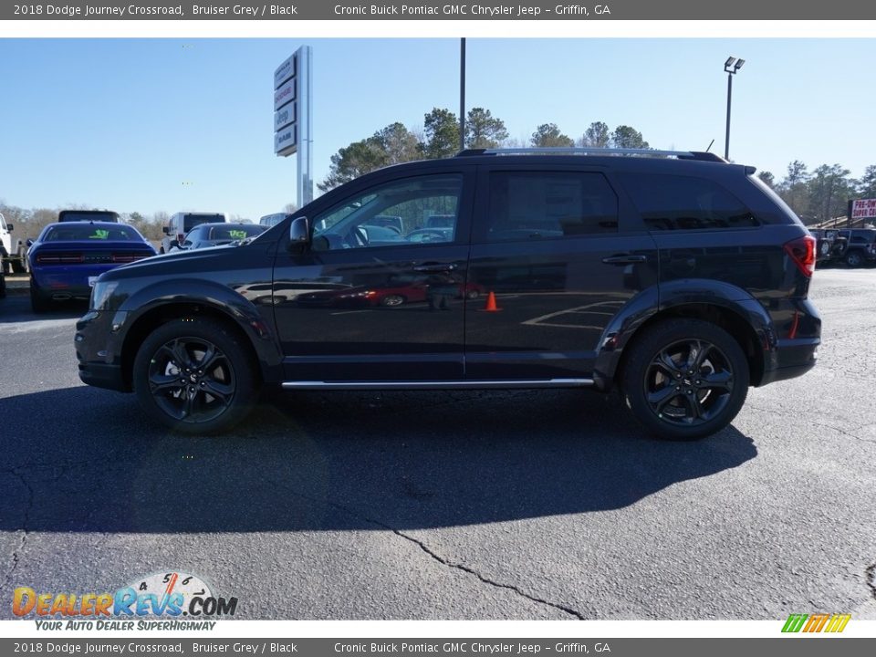 2018 Dodge Journey Crossroad Bruiser Grey / Black Photo #4