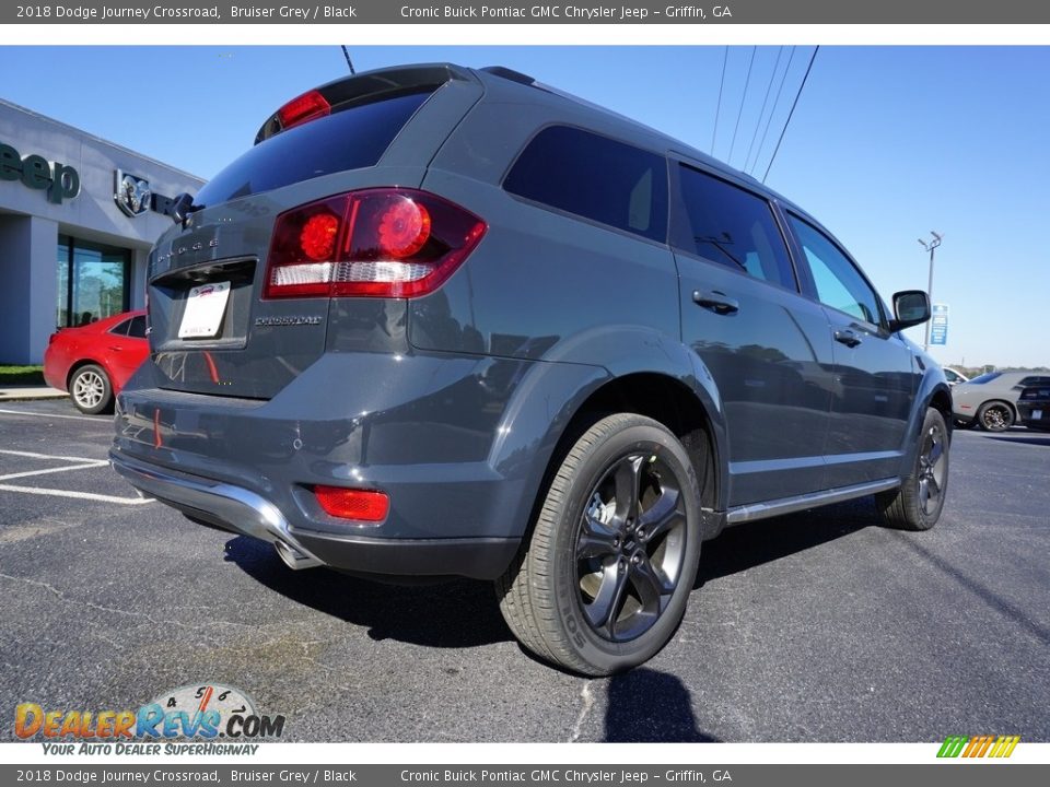 2018 Dodge Journey Crossroad Bruiser Grey / Black Photo #7