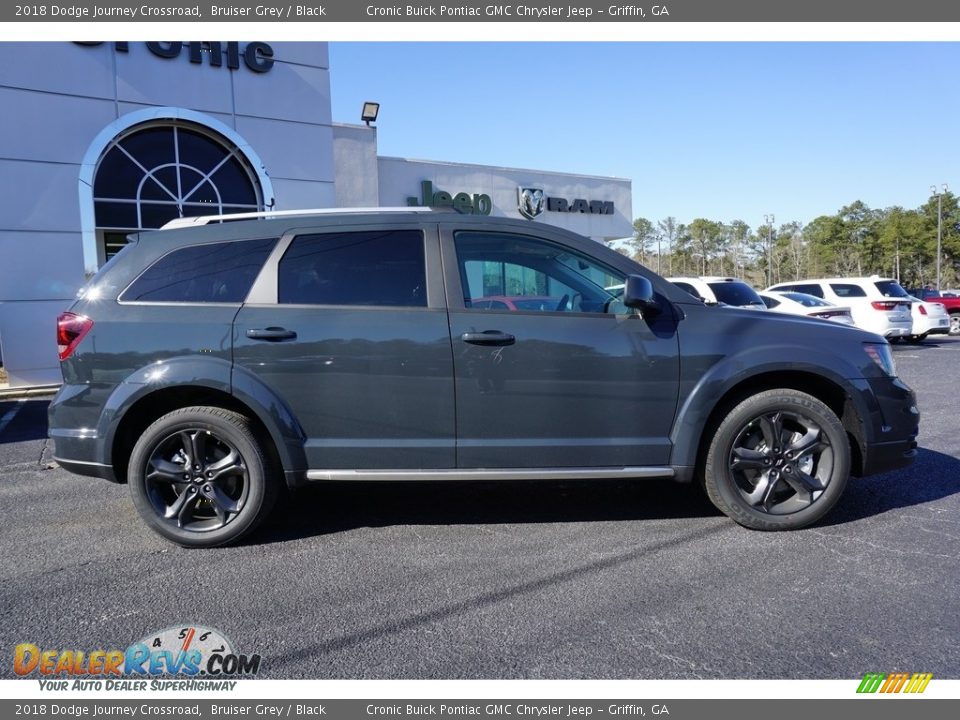 2018 Dodge Journey Crossroad Bruiser Grey / Black Photo #8