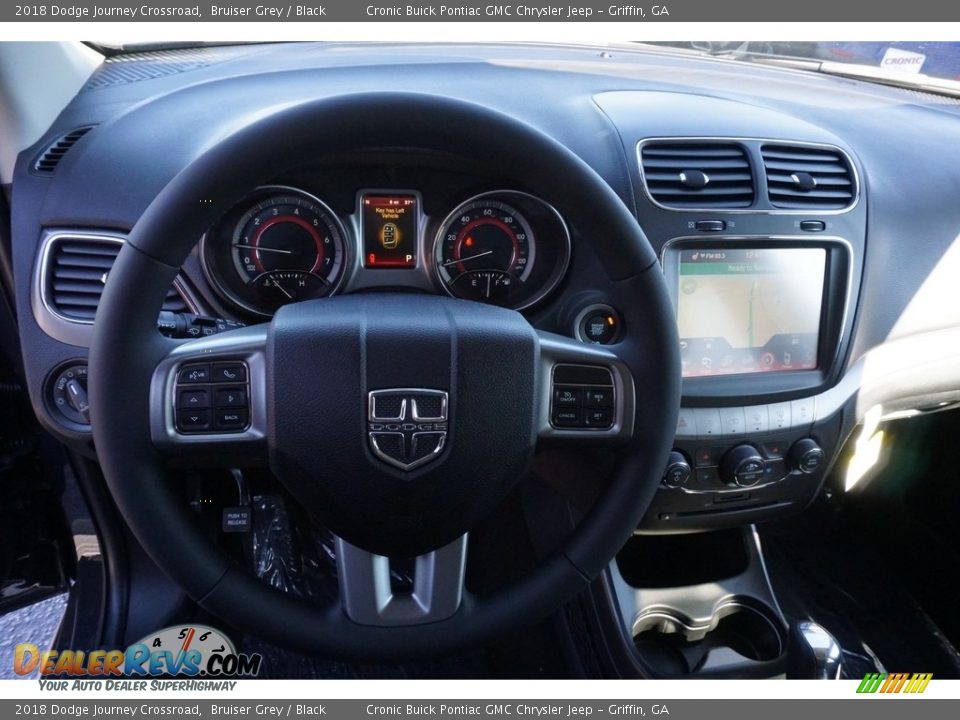 2018 Dodge Journey Crossroad Bruiser Grey / Black Photo #11