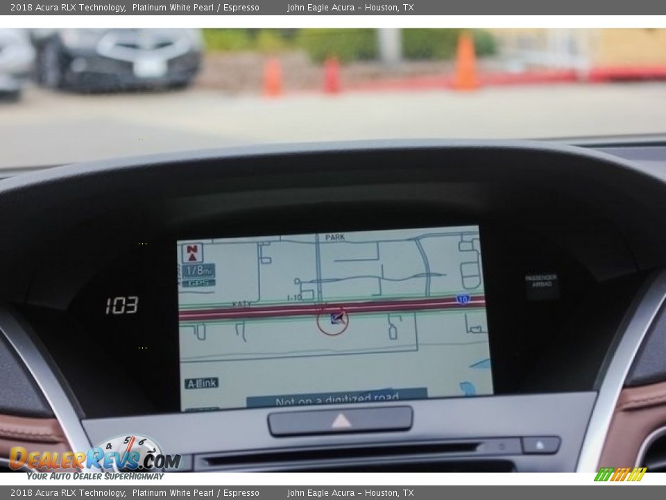 2018 Acura RLX Technology Platinum White Pearl / Espresso Photo #28