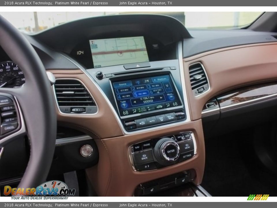 2018 Acura RLX Technology Platinum White Pearl / Espresso Photo #32