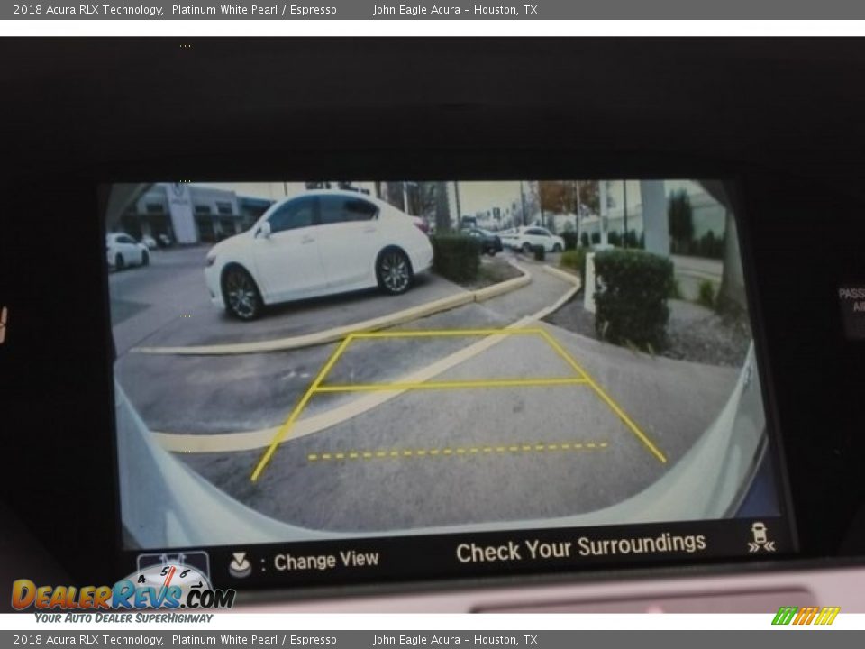 2018 Acura RLX Technology Platinum White Pearl / Espresso Photo #34