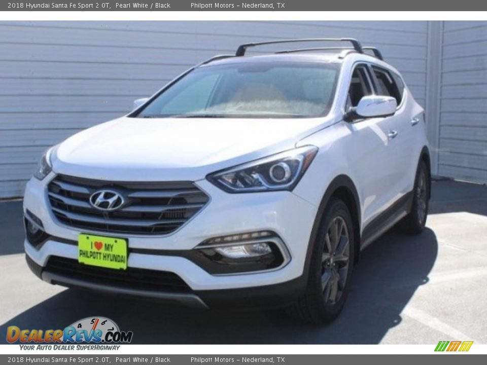 2018 Hyundai Santa Fe Sport 2.0T Pearl White / Black Photo #3
