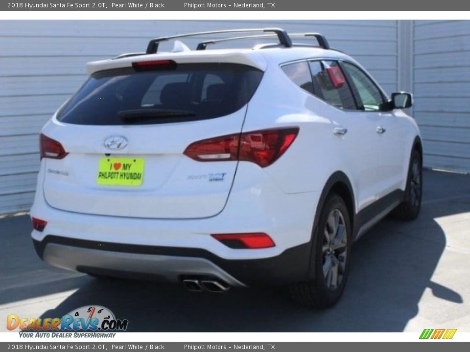 2018 Hyundai Santa Fe Sport 2.0T Pearl White / Black Photo #8