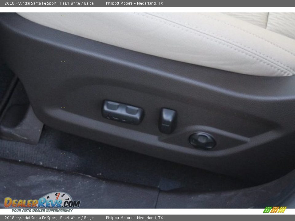 2018 Hyundai Santa Fe Sport Pearl White / Beige Photo #15