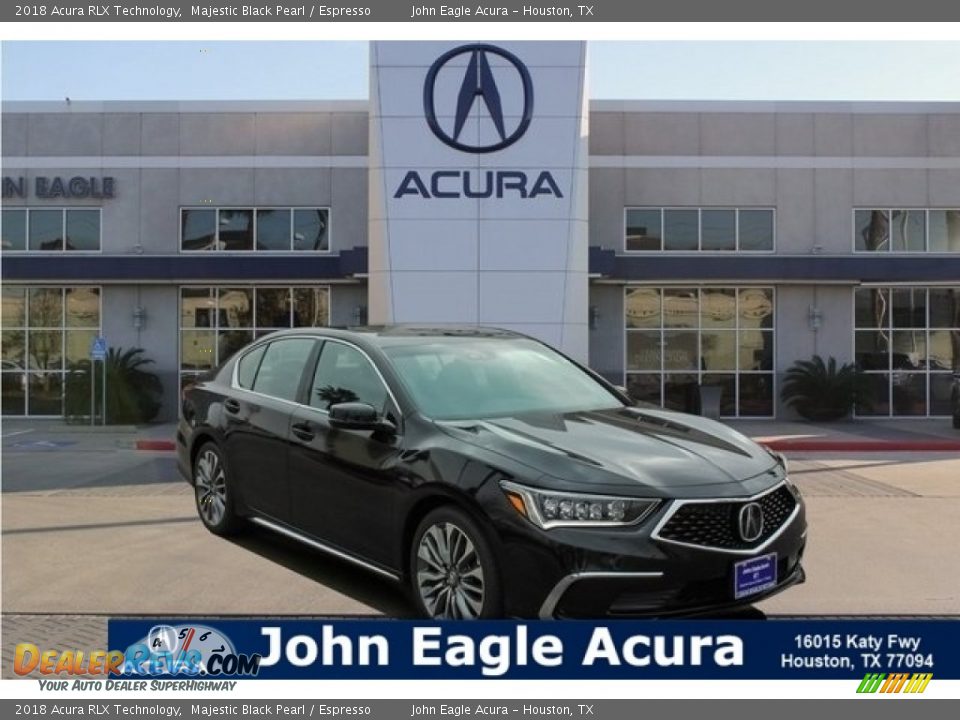 2018 Acura RLX Technology Majestic Black Pearl / Espresso Photo #1