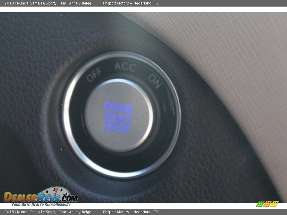 2018 Hyundai Santa Fe Sport Pearl White / Beige Photo #18