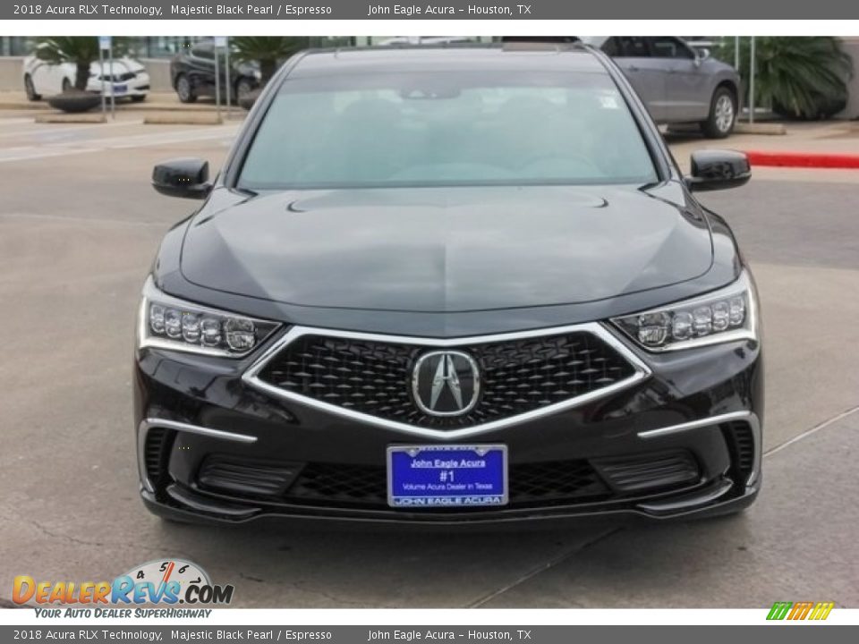 2018 Acura RLX Technology Majestic Black Pearl / Espresso Photo #2