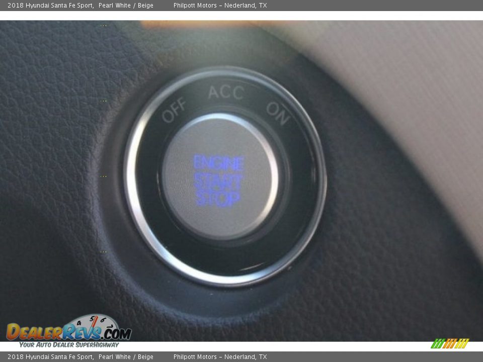 2018 Hyundai Santa Fe Sport Pearl White / Beige Photo #22