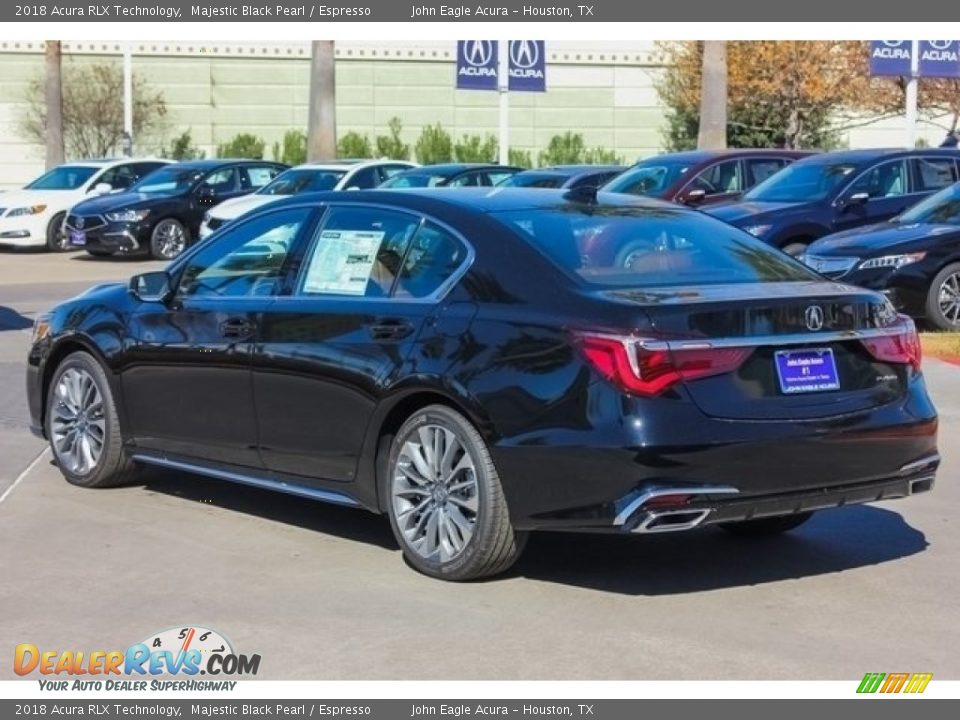 2018 Acura RLX Technology Majestic Black Pearl / Espresso Photo #5