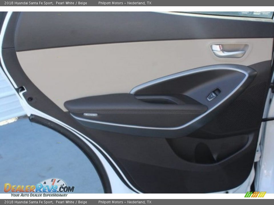 2018 Hyundai Santa Fe Sport Pearl White / Beige Photo #25
