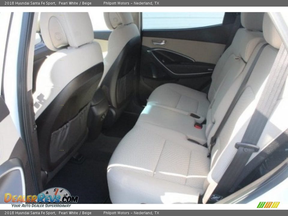 2018 Hyundai Santa Fe Sport Pearl White / Beige Photo #26