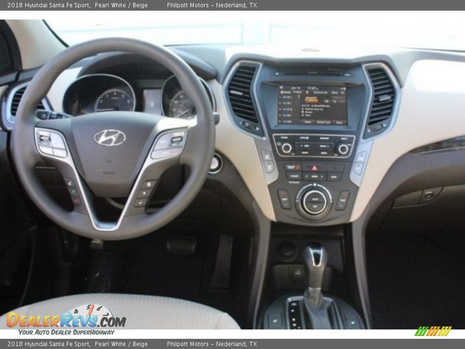 2018 Hyundai Santa Fe Sport Pearl White / Beige Photo #27