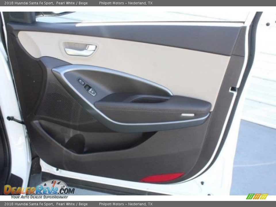 2018 Hyundai Santa Fe Sport Pearl White / Beige Photo #32