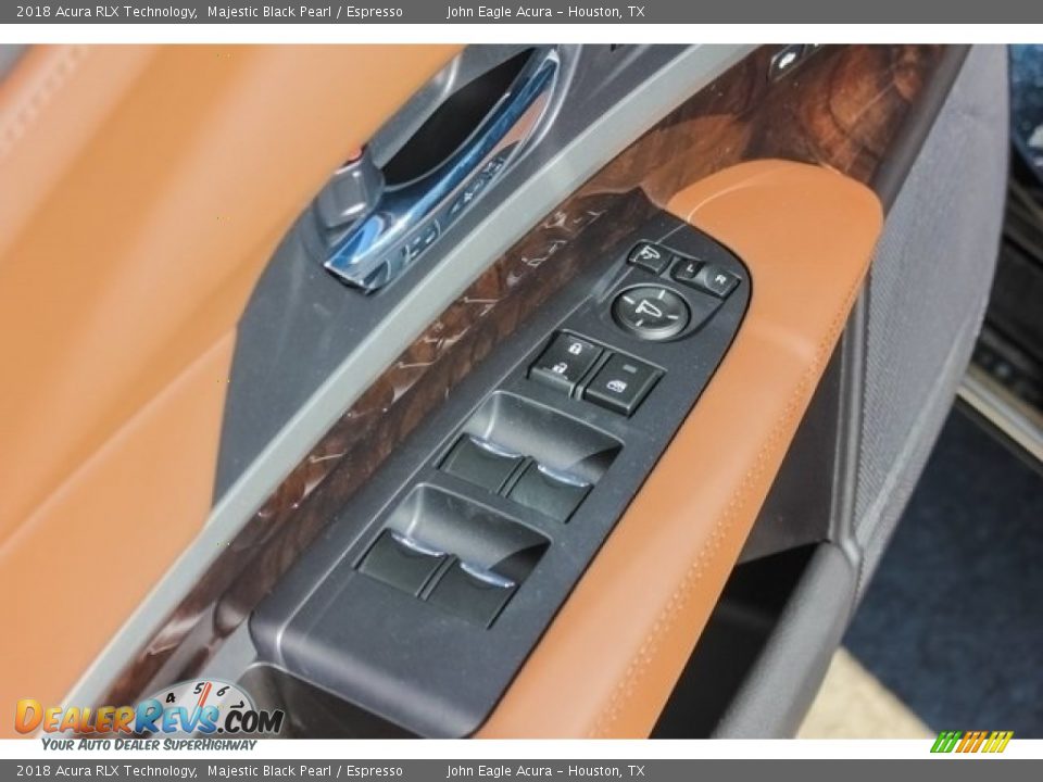 2018 Acura RLX Technology Majestic Black Pearl / Espresso Photo #12