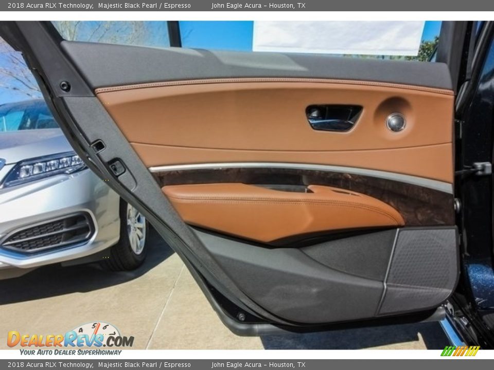 2018 Acura RLX Technology Majestic Black Pearl / Espresso Photo #16