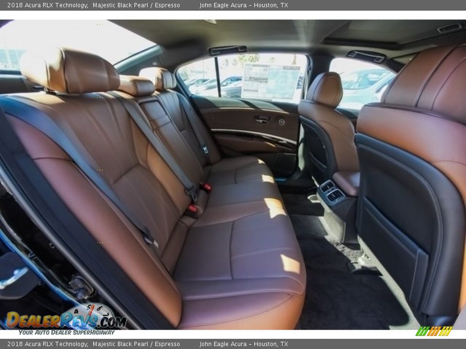 2018 Acura RLX Technology Majestic Black Pearl / Espresso Photo #20