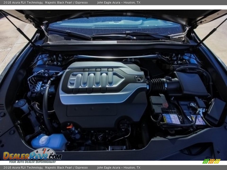 2018 Acura RLX Technology Majestic Black Pearl / Espresso Photo #23