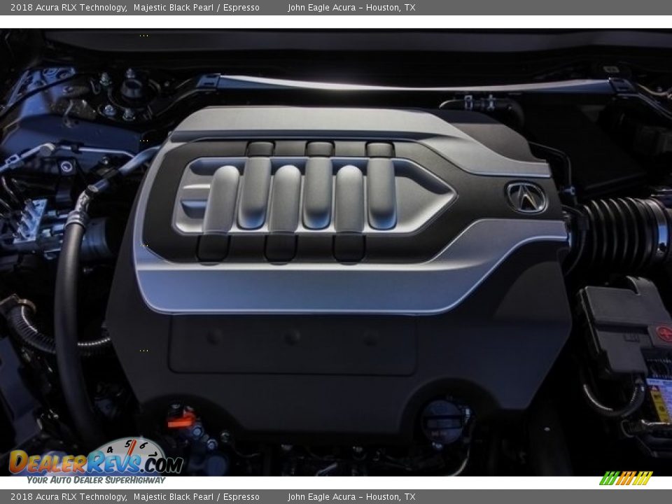 2018 Acura RLX Technology Majestic Black Pearl / Espresso Photo #24