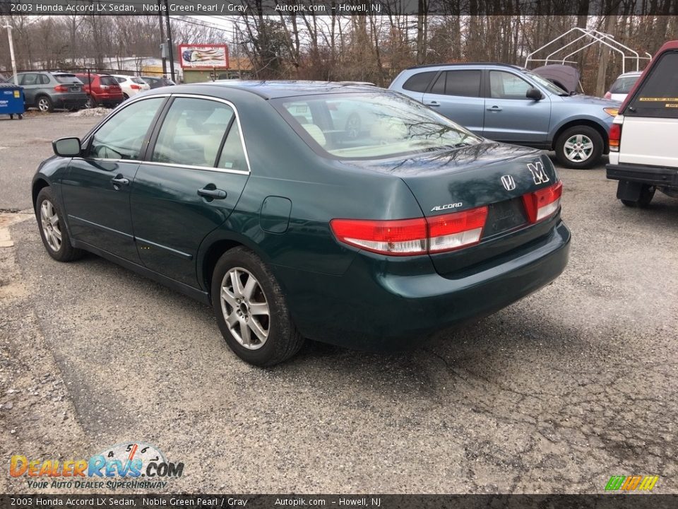 2003 Honda Accord LX Sedan Noble Green Pearl / Gray Photo #3