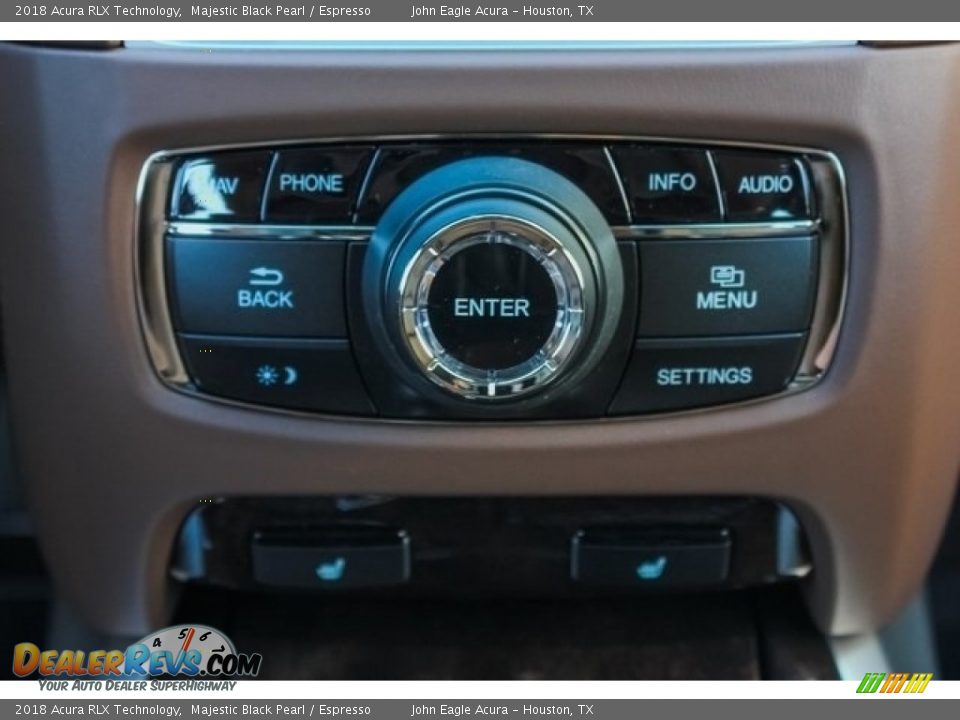 2018 Acura RLX Technology Majestic Black Pearl / Espresso Photo #30