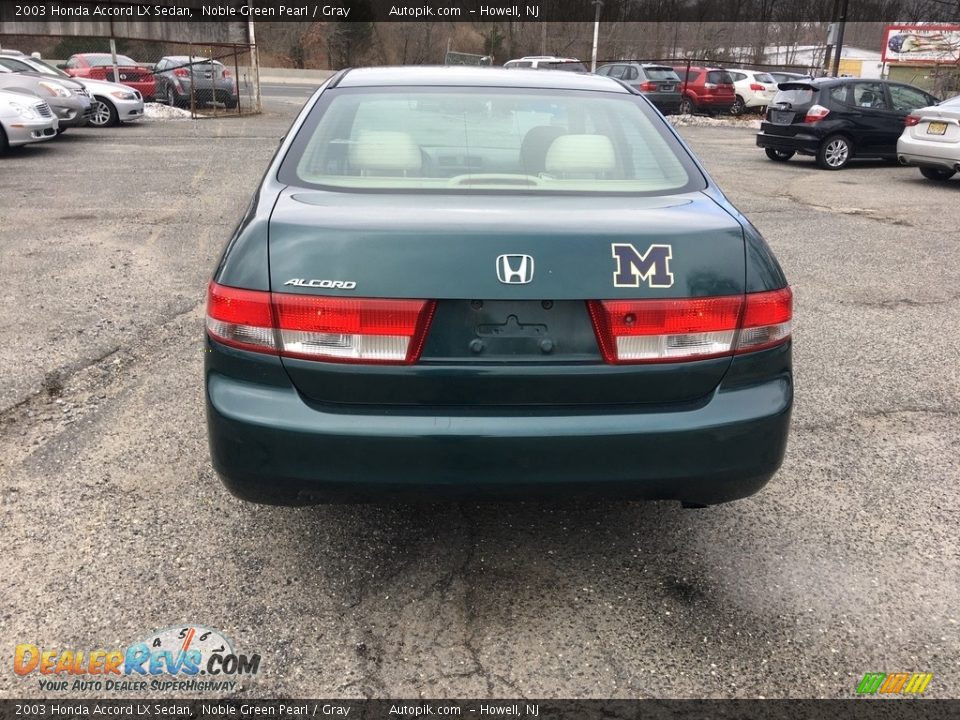 2003 Honda Accord LX Sedan Noble Green Pearl / Gray Photo #4