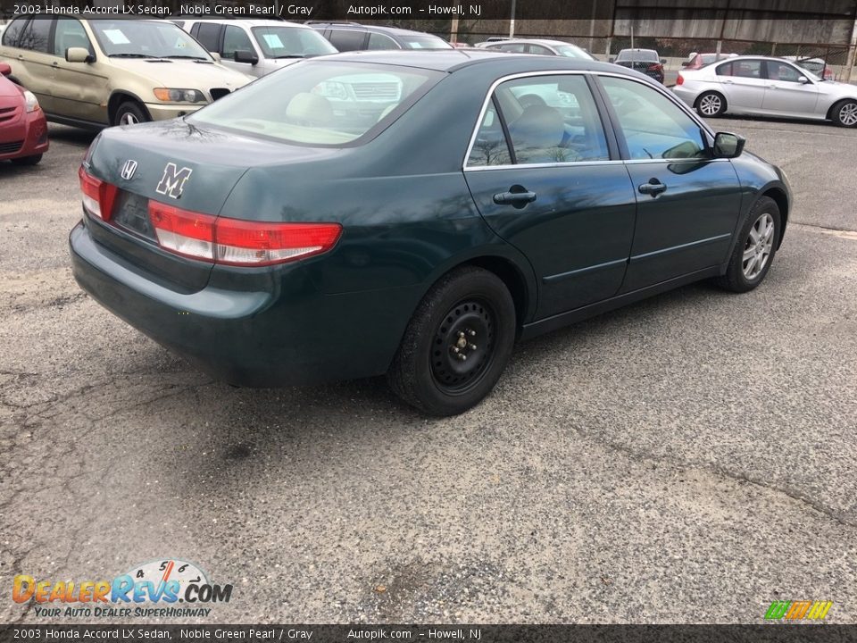 2003 Honda Accord LX Sedan Noble Green Pearl / Gray Photo #5