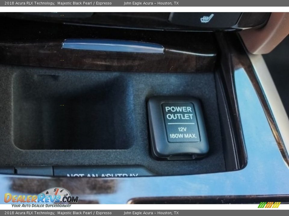 2018 Acura RLX Technology Majestic Black Pearl / Espresso Photo #36