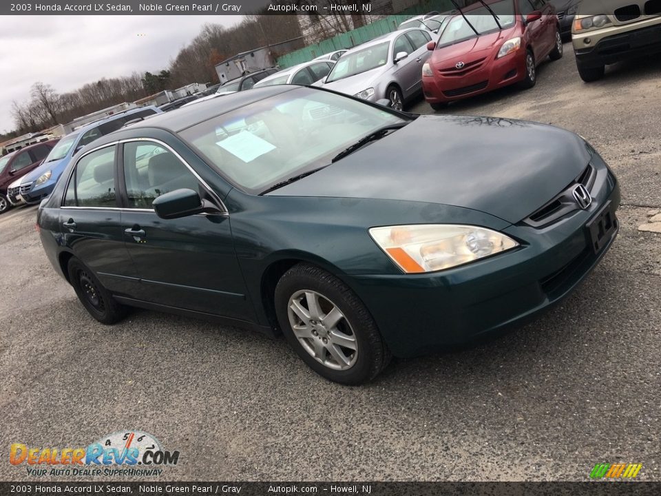 2003 Honda Accord LX Sedan Noble Green Pearl / Gray Photo #7