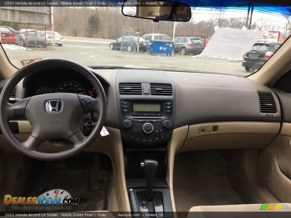 2003 Honda Accord LX Sedan Noble Green Pearl / Gray Photo #10