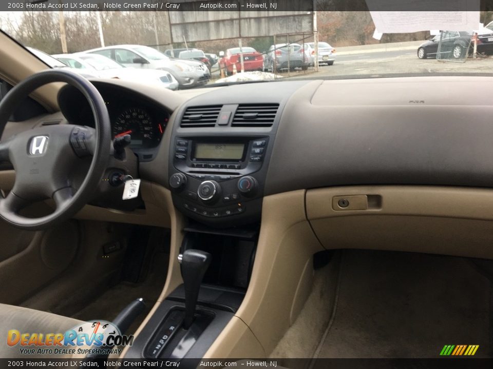 2003 Honda Accord LX Sedan Noble Green Pearl / Gray Photo #12
