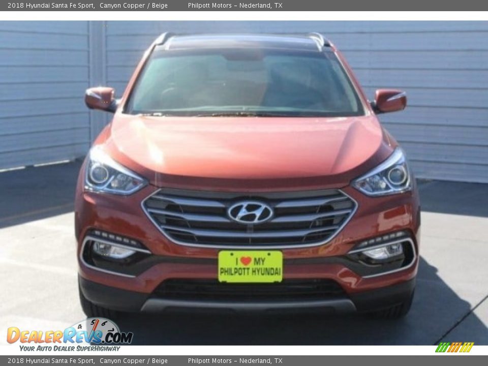 2018 Hyundai Santa Fe Sport Canyon Copper / Beige Photo #2
