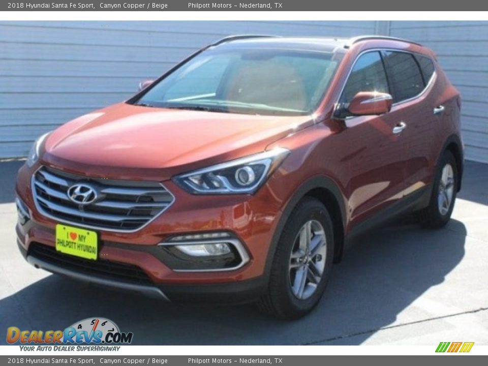 2018 Hyundai Santa Fe Sport Canyon Copper / Beige Photo #3