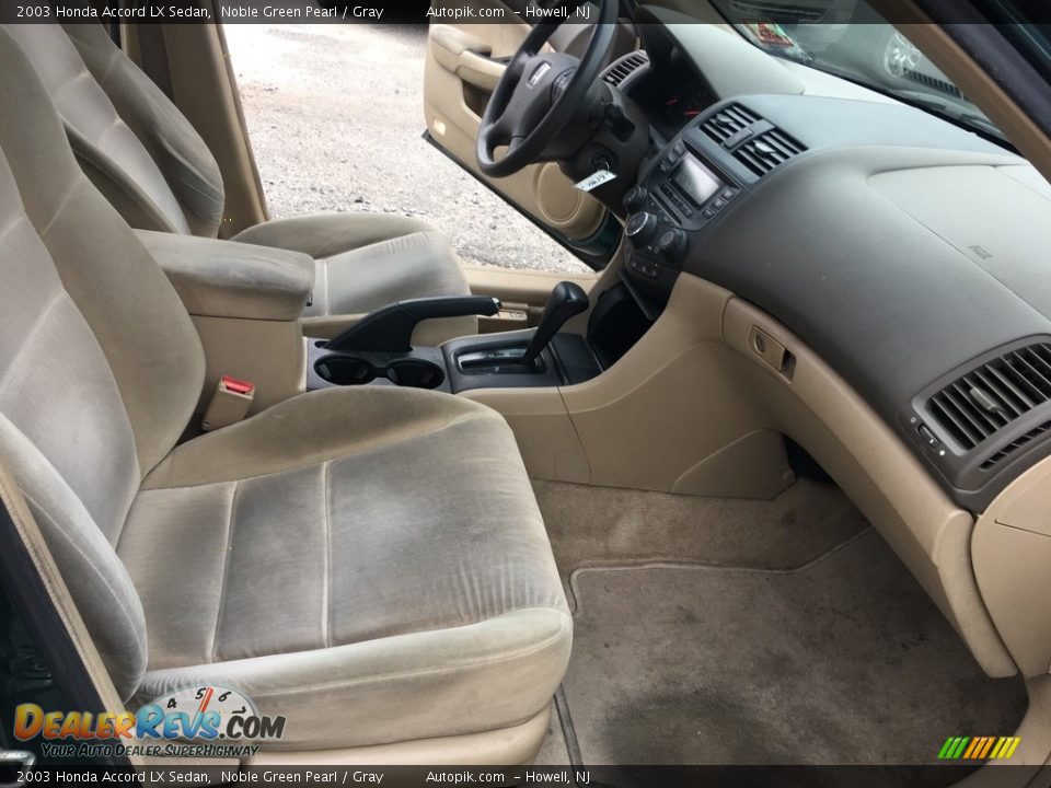 2003 Honda Accord LX Sedan Noble Green Pearl / Gray Photo #15