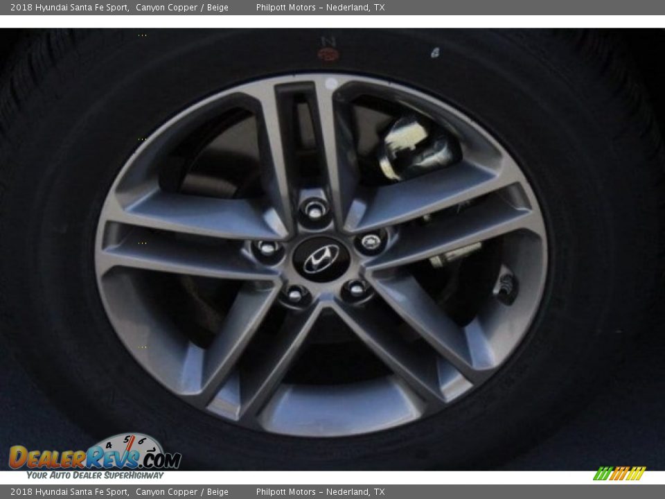 2018 Hyundai Santa Fe Sport Canyon Copper / Beige Photo #5