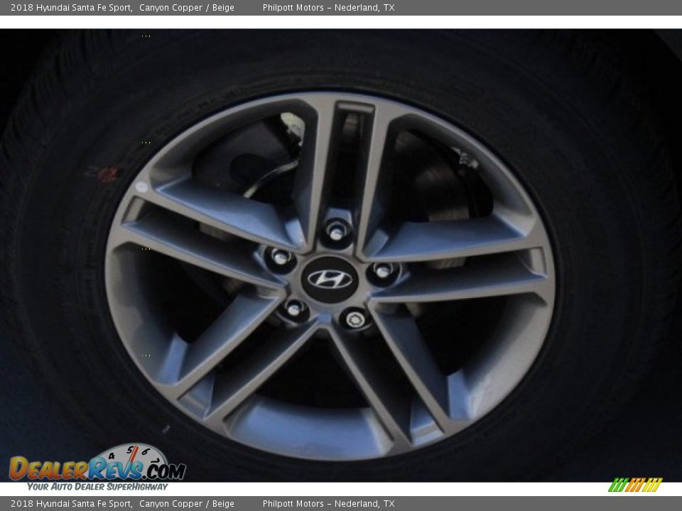 2018 Hyundai Santa Fe Sport Canyon Copper / Beige Photo #10