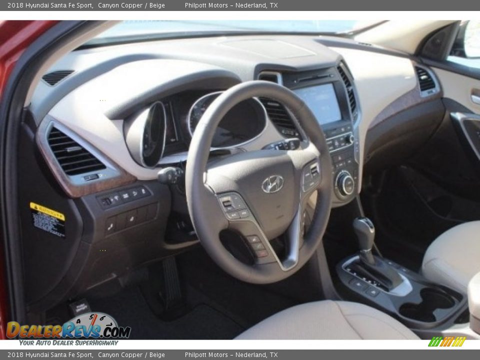 2018 Hyundai Santa Fe Sport Canyon Copper / Beige Photo #13
