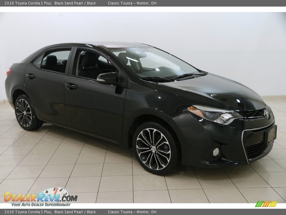 2016 Toyota Corolla S Plus Black Sand Pearl / Black Photo #1
