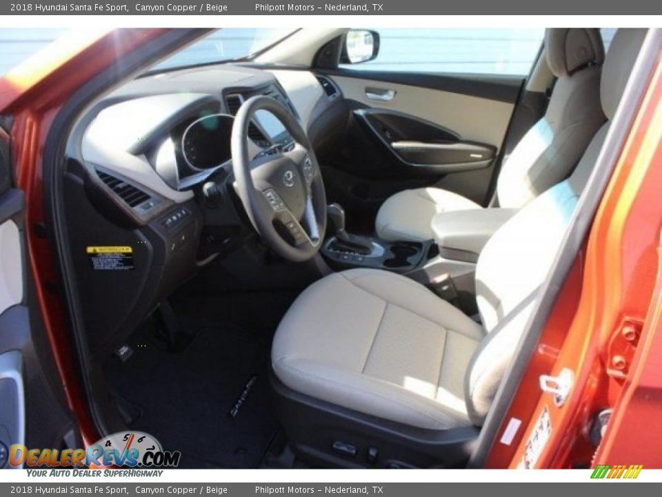 2018 Hyundai Santa Fe Sport Canyon Copper / Beige Photo #14