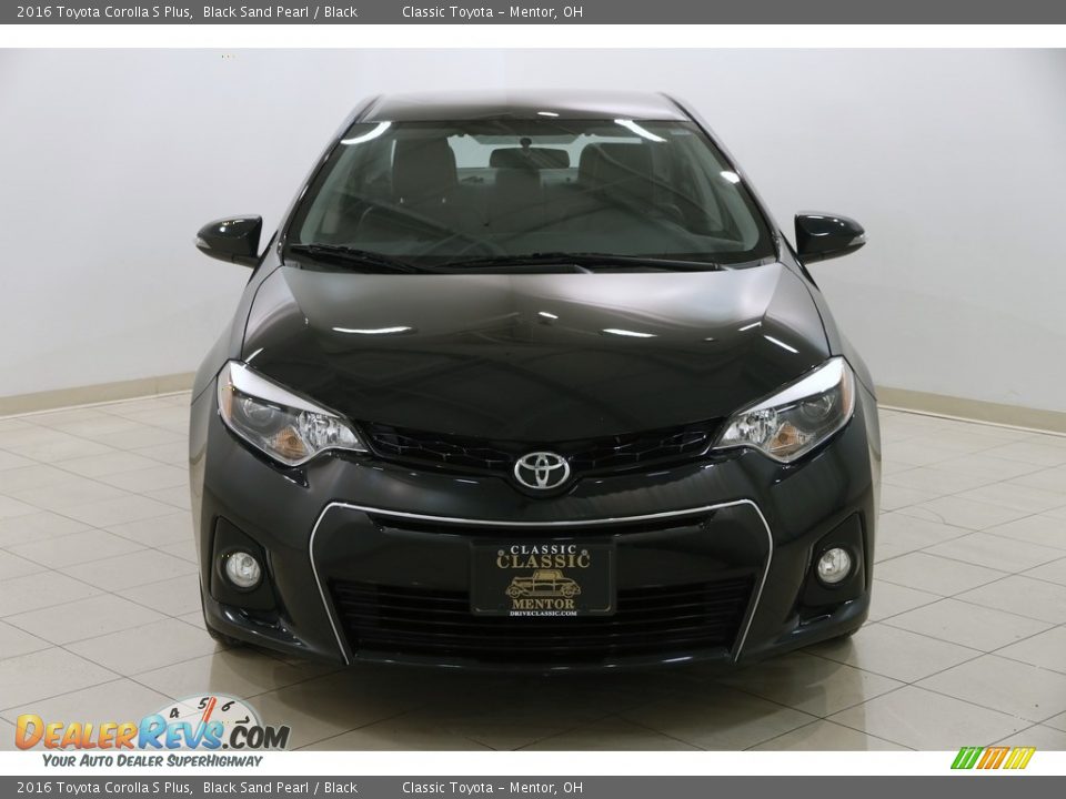 2016 Toyota Corolla S Plus Black Sand Pearl / Black Photo #2